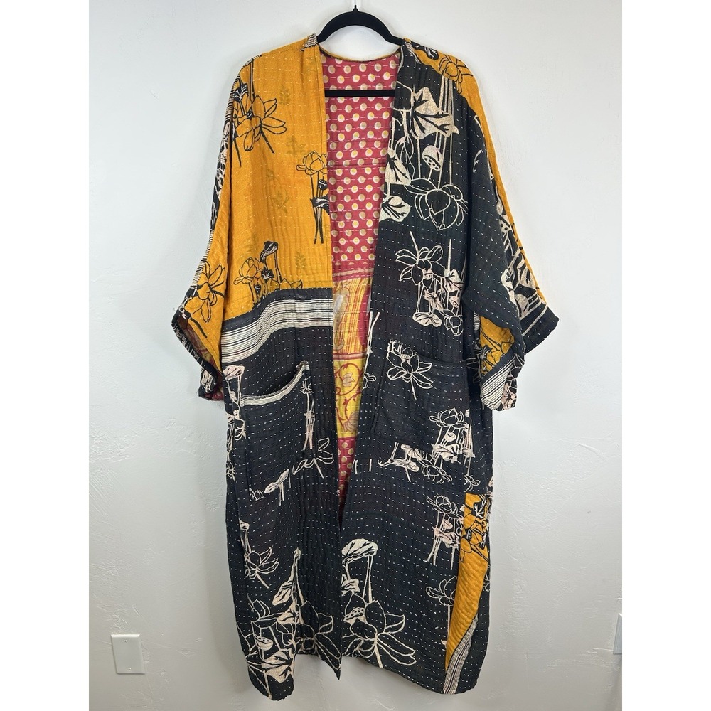 Tree Spirit Witchy Robe Long Cardigan One Size Open Front Ritual Magic Nature - Picture 10 of 11